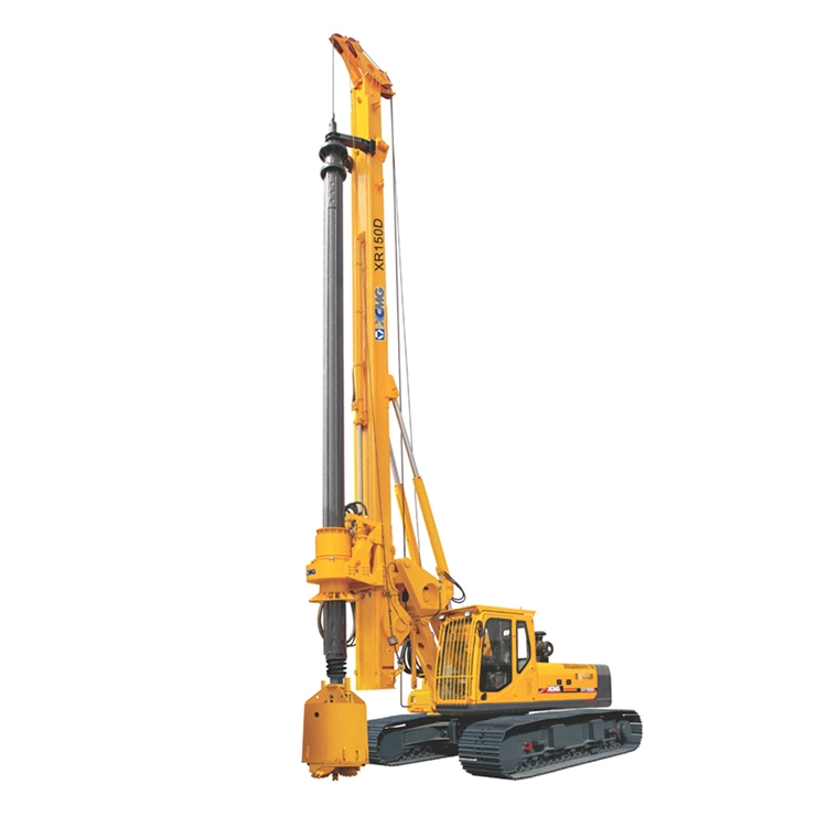 Perforación rotatoria hidráulica Rig Xr 150 de la perforadora de la construcción de la correa eslabonada de China XCMG