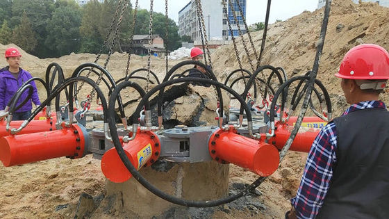 Cabeza de pila hidráulica concreta redonda de triturador de la pila que rompe la máquina